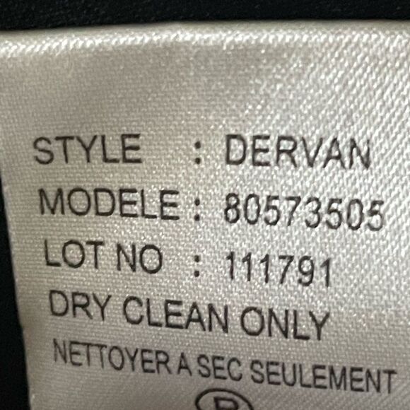 Theory Dervan Black Linen Blend Button-Up Shirt - Picture 3 of 7